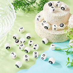 40шт 20 стиля силиконовые бусины&nbsp;SIL-TA0002-54