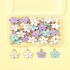 40шт 4 цвета сплава эмаль подвески&nbsp;ENAM-FS0003-37