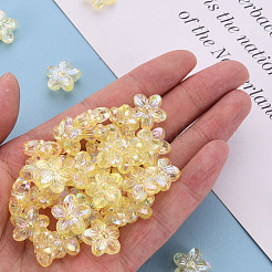 Прозрачные акриловые бусины&nbsp;TACR-S154-45C-915