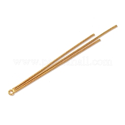 Латунные квадратные змеиные цепи кисточки большие подвески&nbsp;KK-G510-02G