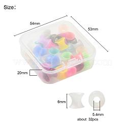 32шт 16 цвета силиконовые тонкие ушные манометры плоть туннели заглушки FIND-YW0001-16A