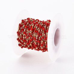 Акриловые цепочки из бисера ручной работы&nbsp;CHC-S012-001-A01-G