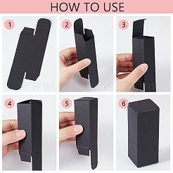 Прямоугольная помада бумажные упаковочные коробки&nbsp;AJEW-WH0472-58A