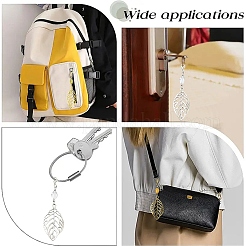 6 шт. подвесных украшений из сплава и стекла&nbsp;HJEW-YW00328-01