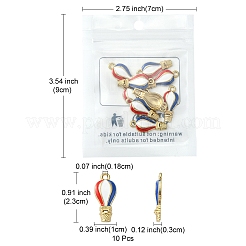 Подвески из эмали и сплава&nbsp;ENAM-YW0002-21A