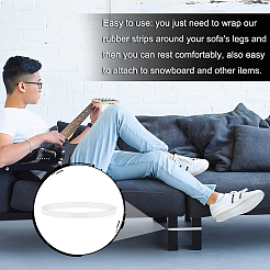 30шт силиконовые ленты для полотенец для пляжных шезлонгов&nbsp;SIL-GA0001-18B-01