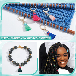 Маркеры для подвесок с кисточками из нейлоновой нити&nbsp;HJEW-AB00492