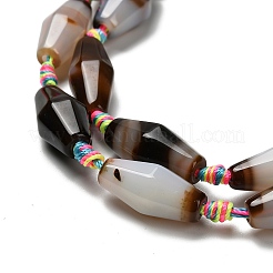 Натуральные полосатые агатовые бусы&nbsp;G-F807-C01-01