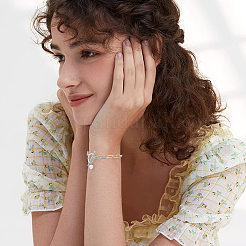 10 шт. 2-х цветные латунные застежки-тоглы&nbsp;KK-BBC0021-22B