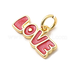 Латунь эмаль подвески&nbsp;KK-A268-10G-02