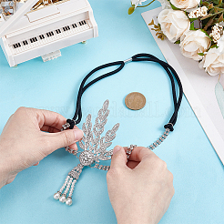 1шт. ободки из цинкового сплава со стразами&nbsp;OHAR-HY0001-03P