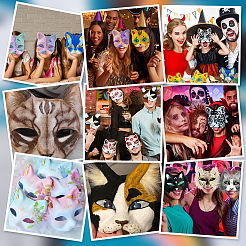 Наборы для маскарадных масок своими руками&nbsp;AJEW-WR0002-85