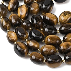 Природных тигровый глаз бисер нитей&nbsp;G-G453-D05-01