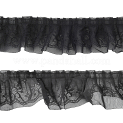 5 ярд двойной полиэстеровой кружевной отделки для украшения шитья&nbsp;OCOR-GF0005-06D