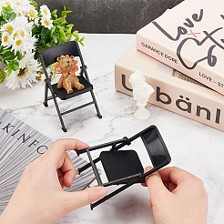 Симпатичный мини пластиковый складной стул&nbsp;DJEW-WH0015-79A