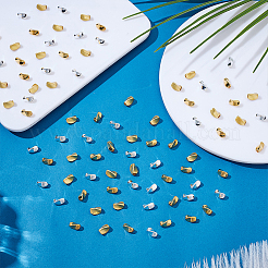 90 шт. 3 вида латунных витых бусин&nbsp;KK-ME0003-59