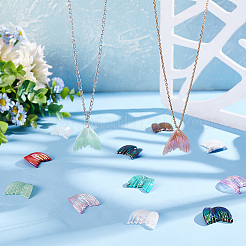 24 шт. подвески из смолы 12 цветов&nbsp;RESI-OC0001-55