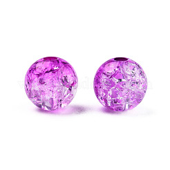 Прозрачных бусин акриловые треск&nbsp;CACR-N002-05B