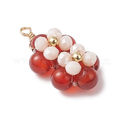 4 шт. 4 подвески из натурального аметиста&nbsp;PALLOY-TA00355