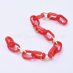 Цепочки из скрепок ручной работы&nbsp;AJEW-JB00606-04