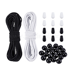Наборы фурнитуры из резинового эластичного шнура&nbsp;DIY-PH0031-93