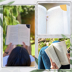 12 шт. 6-х цветные закладки для книг из искусственной кожи&nbsp;AJEW-CL0002-09