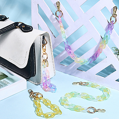 4 шт. 4-х цветные цепочные ремни для сумок&nbsp;AJEW-BM0001-10A