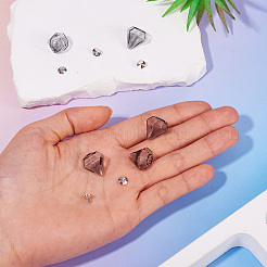 5 шт. бутылок из выдувного стекла ручной работы&nbsp;GLAA-TA0012-33B