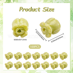 100 шт. синтетические коралловые резные бусины&nbsp;CORA-SP0001-03