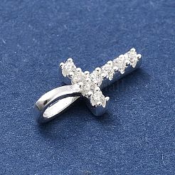 925 серебро с подвесками из кубического циркония.&nbsp;STER-Q004-01T-S