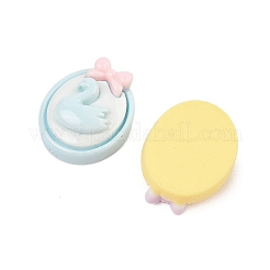 Непрозрачные кабошоны из смолы&nbsp;CRES-M037-08D