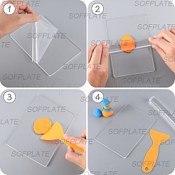 1шт пластиковый скребок&nbsp;AJEW-SP0002-51