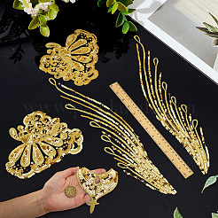 1 шт полиэстеровые швейные украшения&nbsp;FIND-MA0001-25