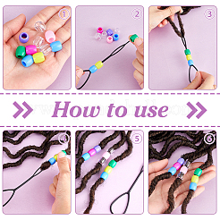 560шт 8 цвета пластиковые бусины&nbsp;KY-PH0002-31