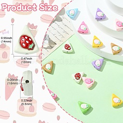 16 шт. 8-х цветные бусины из цинкового сплава&nbsp;FIND-CJ0003-82