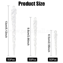 50шт. акриловые искусственные ледяные украшения для бара&nbsp;HJEW-YW0001-06A