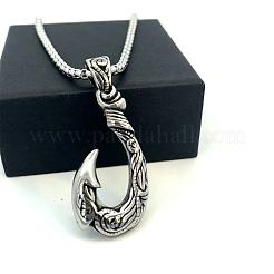 Винтажные подвески в виде рыболовных крючков из нержавеющей стали 304 для мужчин и женщин. Ювелирные изделия.&nbsp;NL8016