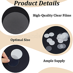 300 шт. прозрачная защитная пленка для значка питомца&nbsp;AJEW-CP0010-04A