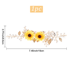Украшения для волос из сплава&nbsp;AJEW-WH0258-256