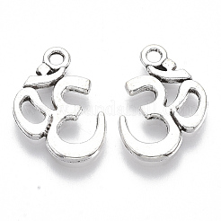 Подвески из сплава в тибетском стиле для йоги&nbsp;TIBE-R317-018AS-LF