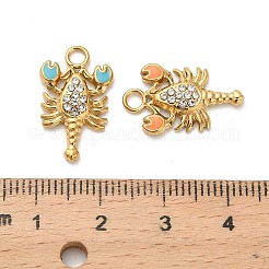 Подвески из нержавеющей стали 304 со стразами&nbsp;STAS-K306-56G