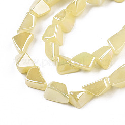 Стеклянные бусины с гальваническим покрытием &nbsp;EGLA-T024-01A-02