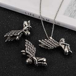 Подвески-ангелы из нержавеющей стали 304&nbsp;STAS-M202-02AS