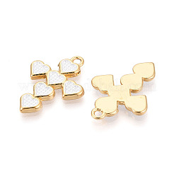 Подвески из нержавеющей стали 304 и эмали&nbsp;STAS-T073-62B-G