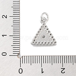 Подвески из латуни с покрытием из прозрачного кубического циркония&nbsp;KK-M293-19P