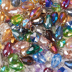 120шт 20 стильный кулон из гальванического стекла&nbsp;CW-TAC0001-21