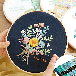 Полиэфирные нитки для вышивания&nbsp;OCOR-WH20074-13B-01B