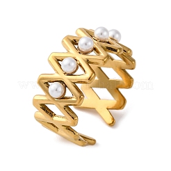 Регулируемые манжеты из нержавеющей стали для женщин&nbsp;RJEW-B126-02G