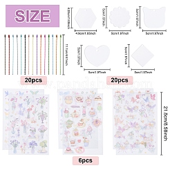 Наборы для изготовления акриловых брелоков своими руками&nbsp;DIY-YW0012-35