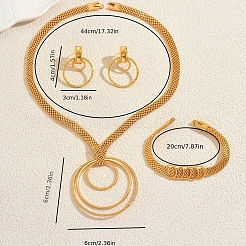 Элегантные комплекты из полых колец из сплава&nbsp;PZ6009